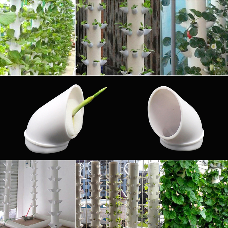Vertical Hydroponic Growing Pipe Garden Wizard Shop