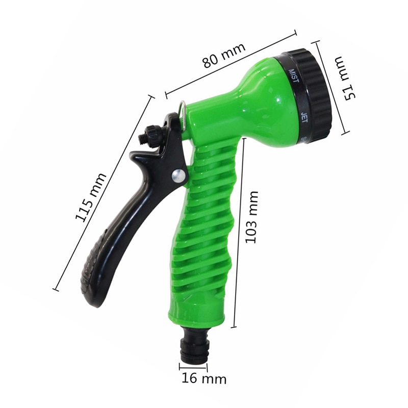 Car Water Spray Gun Adjustable Car Wash Hose Garden Spray Portable High Pressure Gun Sprinkler Nozzle 7 Pattern Water Jet Car Water Spray Gun Adjustable Car Wash Hose Garden Spray Portable High Pressure Gun Sprinkler Nozzle 7 Pattern Water Jet