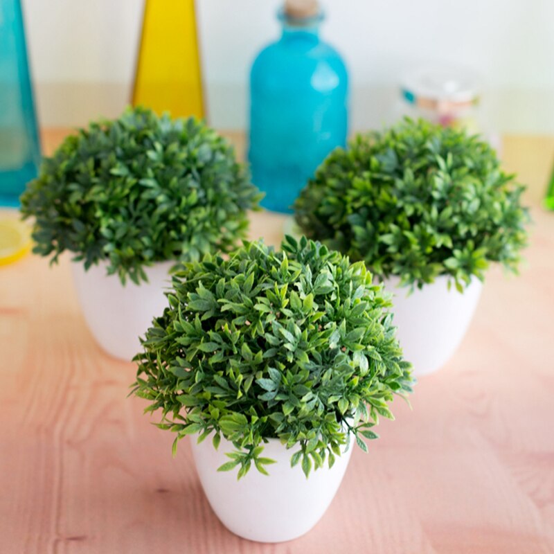 1pc Artificial Plants Bonsai Small Tree Pot Plants Fake Flowers Potted Ornaments For Home Decoration Hotel Garden Decor Bonsai