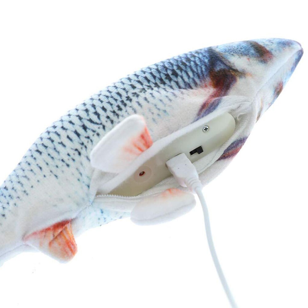 Electronic Fish Shape Cat Toy Electric USB Charging Simulation Fish Toys Funny Cat Chewing Playing Supplies Floppy Wagging Fish Electronic Fish Shape Cat Toy Electric USB Charging Simulation Fish Toys Funny Cat Chewing Playing Supplies Floppy Wagging Fish