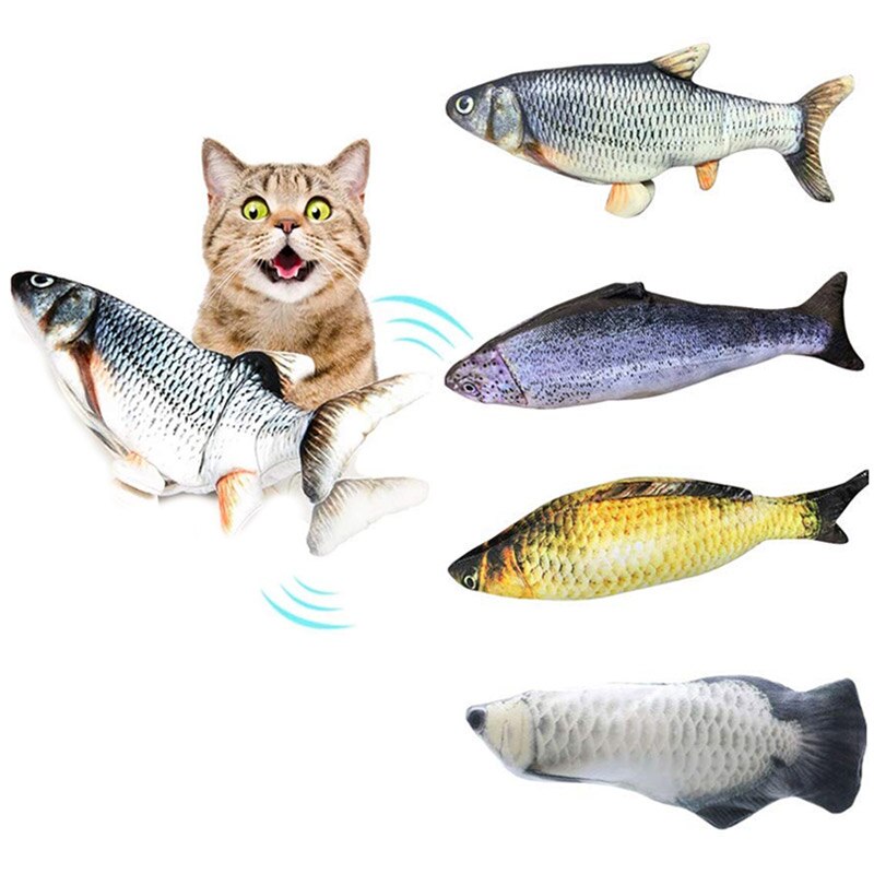 Electronic Fish Shape Cat Toy Electric USB Charging Simulation Fish Toys Funny Cat Chewing Playing Supplies Floppy Wagging Fish Electronic Fish Shape Cat Toy Electric USB Charging Simulation Fish Toys Funny Cat Chewing Playing Supplies Floppy Wagging Fish