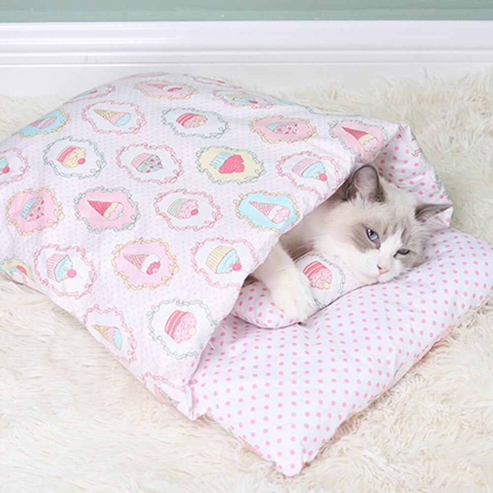 Dog Cat Bed Cat Sleeping Bag Sofas Mat Winter Warm Cat House Small Pet Bed Puppy Kennel Nest Cushion S M L Dog Cat Bed Cat Sleeping Bag Sofas Mat Winter Warm Cat House Small Pet Bed Puppy Kennel Nest Cushion S M L