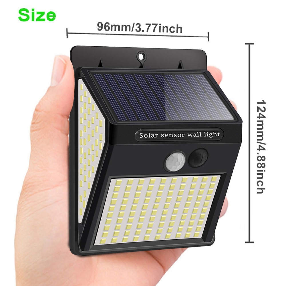 3Mode Waterproof 230 LED Solar Motion Sensor Lights Outdoor Sunlight Solar Powered Street Wall Lamp for Garden Decoration 1-4pcs 3Mode Waterproof 230 LED Solar Motion Sensor Lights Outdoor Sunlight Solar Powered Street Wall Lamp for Garden Decoration 1-4pcs